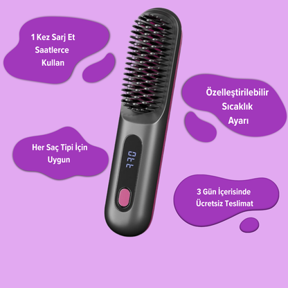 NIVORA™ Saç Şekillendirici Tarak